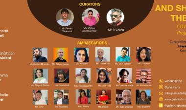 இந்தியாவில் கோவிட் 19 சிகிச்சைக்கு நிதி திரட்ட ஆன்லைன் ஓவிய கண்காட்சி!