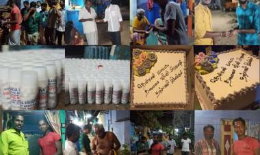 G.V.பிரகாஷ்குமார் ரசிகர் மன்றத்தின் சார்பாக தமிழ்நாடு முழுவதும் கொரானா கட்டுப்பாடுகளை