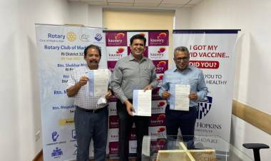 Kauvery Hospital partnerswith YRGCARE, Rotary Club of Madras East and CURI hospital to reach out to underprivileged communities in Chennai through free COVID vaccination camp