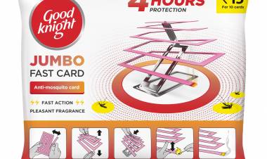 Goodknight unveils latest innovation - Jumbo Fast Card, a unique paper-based mosquito repellent at just INR 1.5 per usage