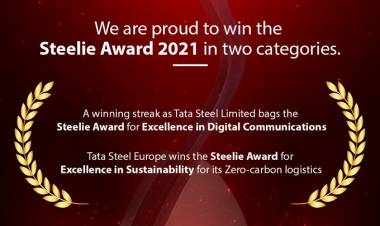 Tata Steel Limited and Tata Steel Europe win key recognitions at the 12th Annual Steelie Awards by World Steel Association