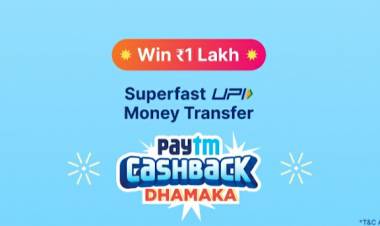 Over 100 Paytm users won ₹1 lakh each by doing UPI Money Transfer in the Paytm UPI Cashback Dhamaka