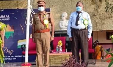 வேலம்மாளில் 73-வது குடியரசு தினம்  கொண்டாடப்பட்டது.