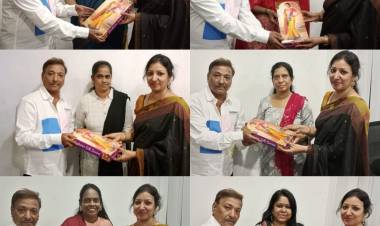 பெண்கள் தினத்தை கொண்டாட பெண் பத்திரிகையாளர்களுக்கு பட்டுப்புடவை பரிசளித்து இன்ப அதிர்ச்சி கொடுத்த ஜெய்!