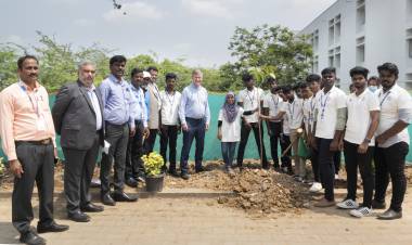 A talk on ‘Combating Global Warming & Climate Change’ by Mr.Erik Solheim, Former Under-Secretary General of the UN at AARUPADAI VEEDU INSTITUTE OF TECHNOLOGY (AVIT)