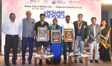 Rotary Club of Madras East and Congruent Solutions present  "Unsung Heroes"