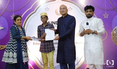 ரெயின்ட்ராப்ஸ் அமைப்பு ஏற்பாடு: இப்தார் விருந்து நிகழ்வில் 20 மாணவர்களுக்கு கல்வி உதவி முக்கிய பிரபலங்கள் பங்கேற்பு