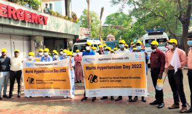 SIMS Hospital organizes an Awareness Rally in line with World Hypertension Day