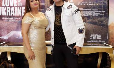 Grand Premiere of Love in Ukraine Movie Starring Vipin Kaushik