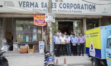 JSW Paints commences deliveries through Electric Vehicles In New Delhi as part of its “Think Beautiful” green roadmap