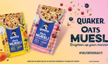 QUAKER EXPANDS ITS PORTFOLIO WITH READY-TO-EAT BREAKFAST CEREALS, LAUNCHES QUAKER OATS MUESLI