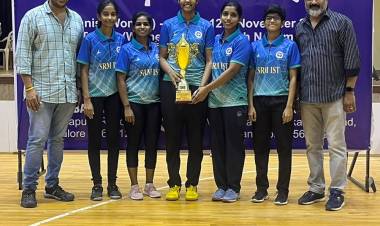 SRMIST Table Tennis Women Team Won Gold Medal