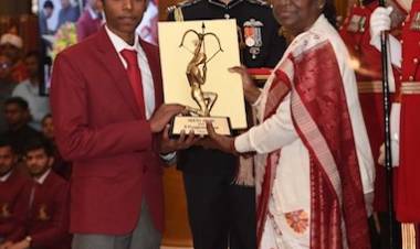 VELAMMAL'S GM R PRAGGNANANDHA RECEIVES THE PRESTIGIOUS ARJUNA AWARD 2022
