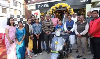 PURE EV launches its newest EV dealership showroom in Indore