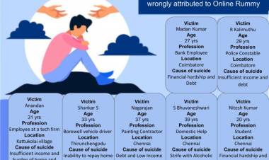 Rotary Rainbow Project study reveals suicides cases in Tamil Nadu wrongly attributed to online gaming addiction