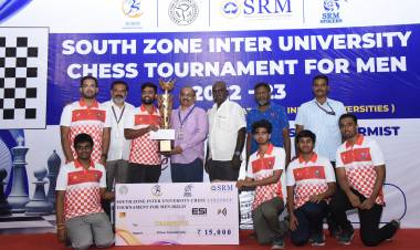 South Zone Inter University Chess Tournament for Men - 2022- 23 - Final Results