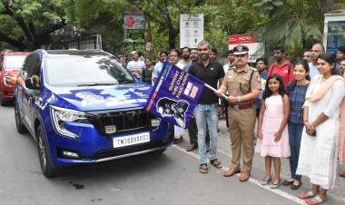 Fastest Indian to cover the four corners of India by car - 16 States - 4 Union Territories - 12,500 + Kms - One Epic drive- 3 Records, all in support of Girl Child Education