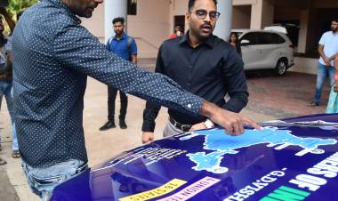 GD Vishnu Raam becomes the fastest Indian to cover the four corners of India by car in 10 days, 16 hours