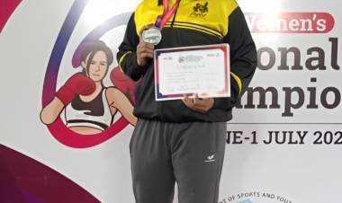 Ms S.Jaya shree - Silver medal @ 6th Youth National Championship held at Bhopal