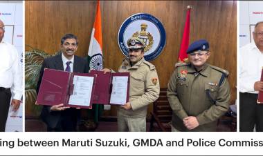 Maruti Suzuki to implement Integrated Traffic Management System in partnership with Gurugram Metropolitan Development Authority and Utkrisht Society for Safe Haryana