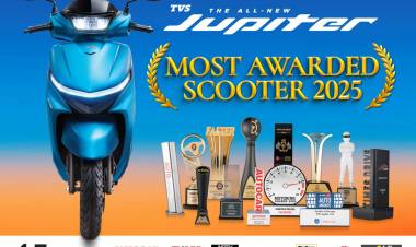 TVS Jupiter 110 Becomes India’s Most Awarded Scooter; Launches an All AI Campaign to Celebrate this Milestone