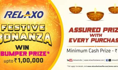 Relaxo Unveils Festive Bonanza Offer with Guaranteed Cashback and Exciting Rewards for Shoppers