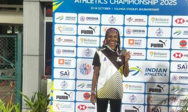 40th National Junior Athletics Championship-Gold medal in Long Jump distance covered 5.94 mts