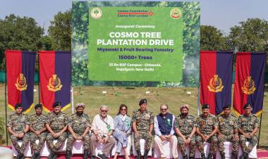 Cosmo Foundation and Border Security Force (BSF)  Join Hands in Expanding Delhi’s Green Cover with a 15,000 -Miywaki & Fruit bearing Forestry