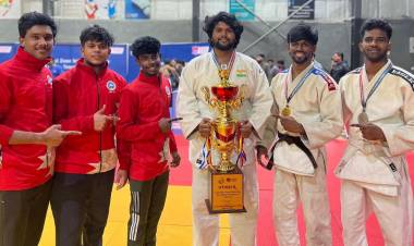Outstanding Performance by SRMIST Judo Men Players at South West Zone inter University Judo Championship 2025
