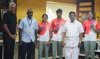  SRMIST Athletes Shine at All India Inter-University Athletics Championship with Gold and Silver Medals