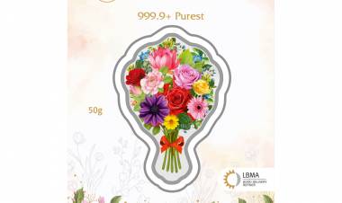 MMTC-PAMP Launches Bouquet of Flowers 50g Purest Silver Coin, Reimagining Silver Gifting