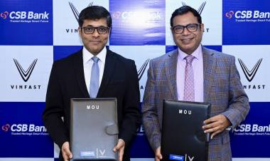 VINFAST INDIA PARTNERS WITH CSB BANK TO DELIVER COMPREHENSIVE EV FINANCING SOLUTIONS
