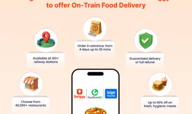 ixigo Trains & ConfirmTkt Partner with Swiggy to offer On-Train Food Delivery 