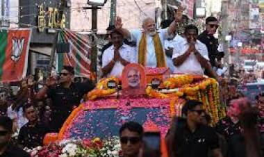 Prime Minister Modi and Edappadi Palaniswami held a roadshow in Nagercoil