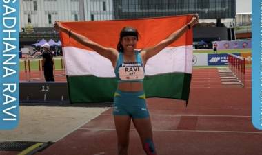 SRMIST Sadhana Ravi Secures Silver in Asian U-20 Athletics Championships