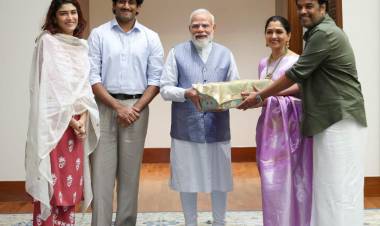 Mrs Kushbu sundar met PM Shri Nrendra Modi ji