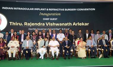 Honourable Governor of Tamil Nadu and Kerala  Shri Rajendra Vishwanath Arlekar Inaugurates IIRSI 2026 - Convention on Intraocular Implant & Refractive Surgery