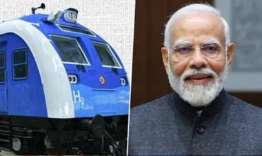 hydrogen-powered train on July 17