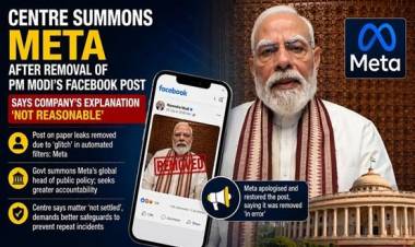 Central govt seeks explanation from Meta over temporary removal of PM Modi’s Facebook post...