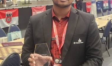 GRANDMASTER PRANESH M CROWNED CHAMPION IN HUNGARY