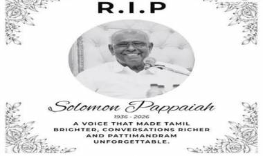 Solomon Pappaiah: The voice behind generations of Pattimandram falls silent