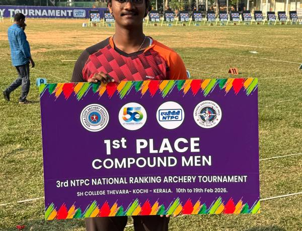  SRMIST Student Wins Gold at 3rd NTPC National Ranking Archery Championship 2026