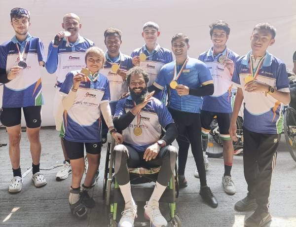 Aditya Mehta Foundation Para Cyclists Shine at 2nd Para Road Cycling National Championship