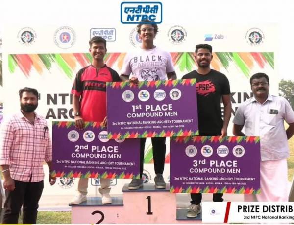 SRMIST Archer Wins Gold in the 3rd NTPC National Ranking Archery Championship (Senior Compound Category)