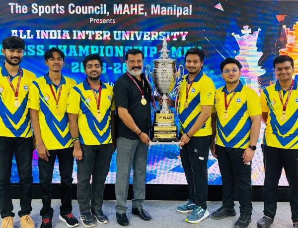  SRMIST Men’s Chess Team Creates History with 6th Consecutive Gold at All India Inter University Championship