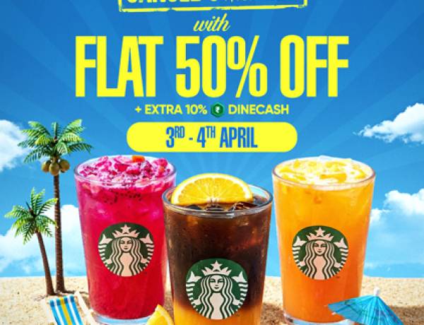  Swiggy Dineout and Starbucks ‘Cancel Summer’ with 50% Off and a Multi-Sensory Twist