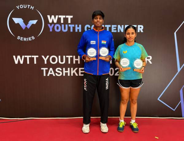 Outstanding Performance by SRMIST Table Tennis Player M.R. Balamurugan at WTT Youth Contender Tashkent 2026