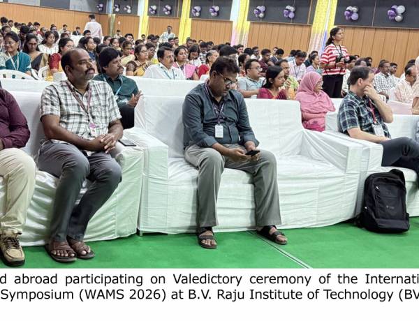 WAMS-2026 International Symposium Concludes Successfully at BVRIT