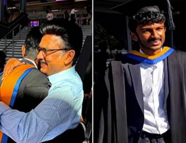 Stalin attends grandson Inban Udhayanidhi’s graduation ceremony in the UK