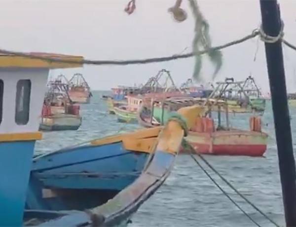 ராமேஸ்வரம் பகுதி மீனவர்கள் ஒரு நாள் அடையாள வேலைநிறுத்தப் போராட்டம்